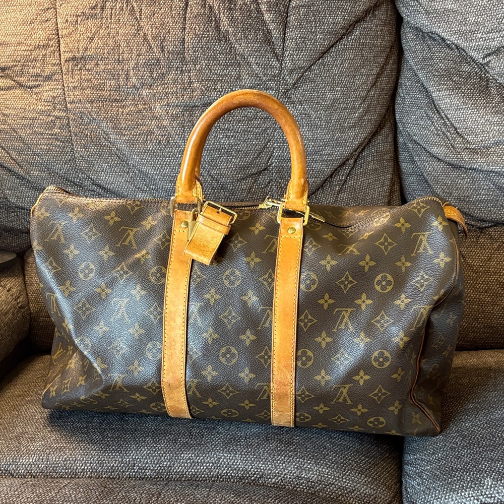 Louis Vuitton Keepal 50 Monogram Travel Bag Duffel - Picture 3 of 15